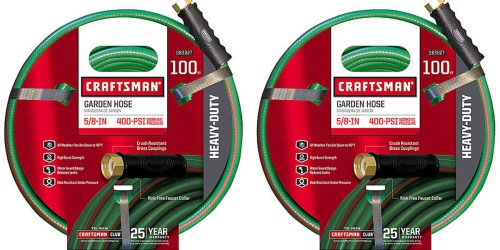 Craftsman Heavy Duty 100 Ft. Garden Hose Only $24.99 (Regularly $39.99)