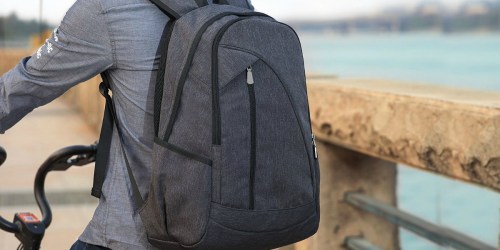 Amazon: Laptop Backpack w/ Built In USB Charging Port Only $19.19 Shipped