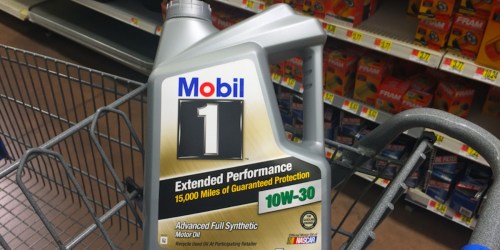 Mobil 1 Synthetic 5-Quart Motor Oil Only $5.96 After Rebate on Walmart.online (Regularly $28)