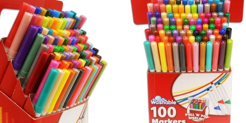 Amazon: RoseArt Washable Markers 100-Pack Only $10.80