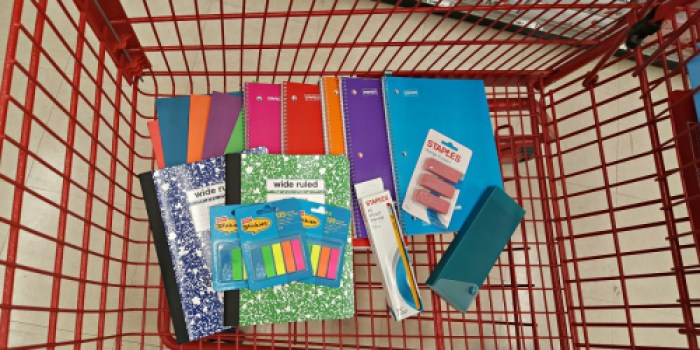 Staples School Supply Deals: 10¢ Folders & Notebooks + Much More (Starting 8/6)