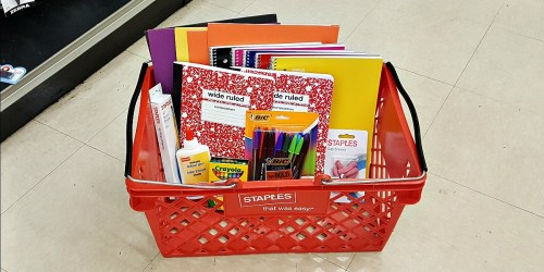 Staples: Folders and 1-Subject Notebooks Only 15¢ (Starting 8/20) + Much More