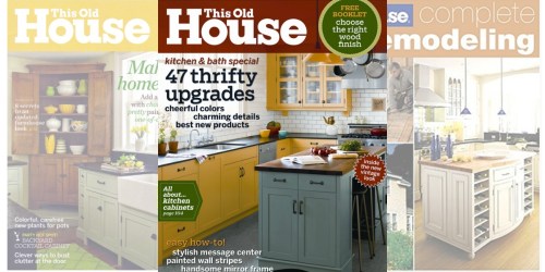 FREE 1-Year Subscription to This Old House Magazine