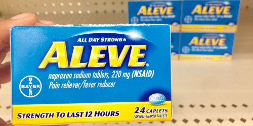 High Value $2/1 Aleve Coupon = 24 Count Tablets Only $1.47 at CVS (After Rewards)