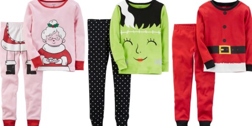 CUTE Carter’s Halloween & Christmas Style Pajama Sets ONLY $6 Each (Regularly $20)