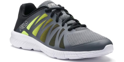 Kohl’s: FILA Men’s Running Shoes Only $27.99 (Regularly $59.99)