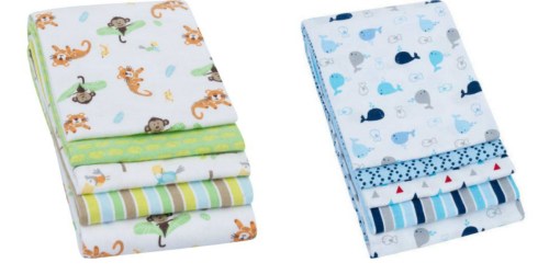 Walmart.online: 4 Pack Garanimals Receiving Blankets Only $5 (Just $1.25 Per Blanket)