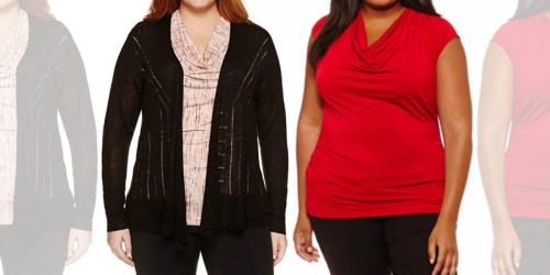 JCPenney: Over 70% Savings on Women’s Apparel = $8.49 Tops (Regularly $28+) + More