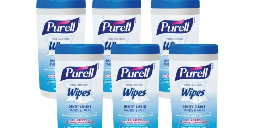 Amazon: 6 Pack Purell Hand Sanitizing Wipes Canisters Only $11.50 (Just $1.92 Each)