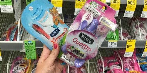 Walgreens: Schick Disposable Razor Packs Just $1.99 Each (After Rewards) – Starting 9/17