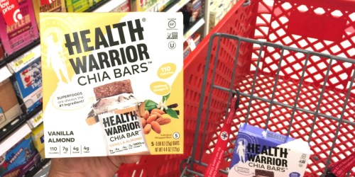 50% Off Health Warrior Chia Bars at Target (Just Use Your Phone)