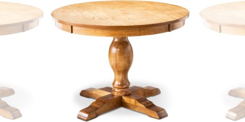 Target.online: Threshold Pedestal Dining Table Only $94.98 Shipped (Regularly $349.99)