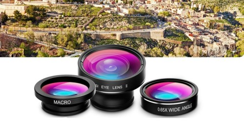 Amazon: 3-in-1 Clip-On Camera Lens Kit Only $7.99 (For Smartphones & Tablets)