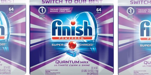 Amazon: Finish Quantum Max Powerball Tablets 64-Count Pack Just $8.34 Shipped