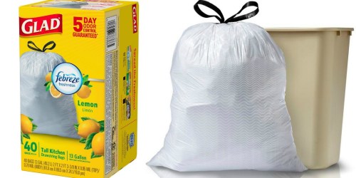 Home Depot: Glad 13-Gallon Tall Kitchen Bags w/ Febreze Only $4.24 + Free In-Store Pick Up