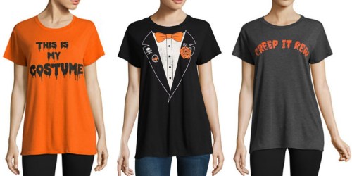 JCPenney.online: Women’s & Pet Graphic Halloween T-Shirts ONLY $1.19