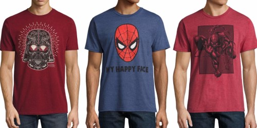 JCPenney: Men’s Star Wars & Marvel Graphic Tees Only $6.75 Shipped (Regularly $20)