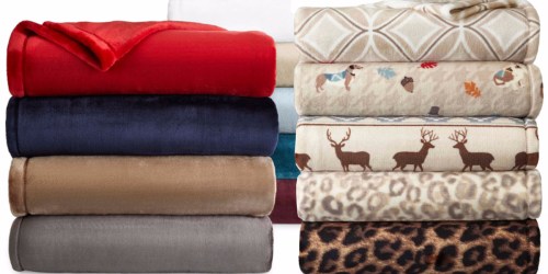 JCPenney Velvet Plush Throws As Low As $6.65 Each (Regularly $27)