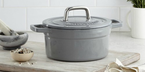 Martha Stewart Enameled Cast Iron 2 Quart Casserole Dish $29.99 Shipped (Regularly $50)