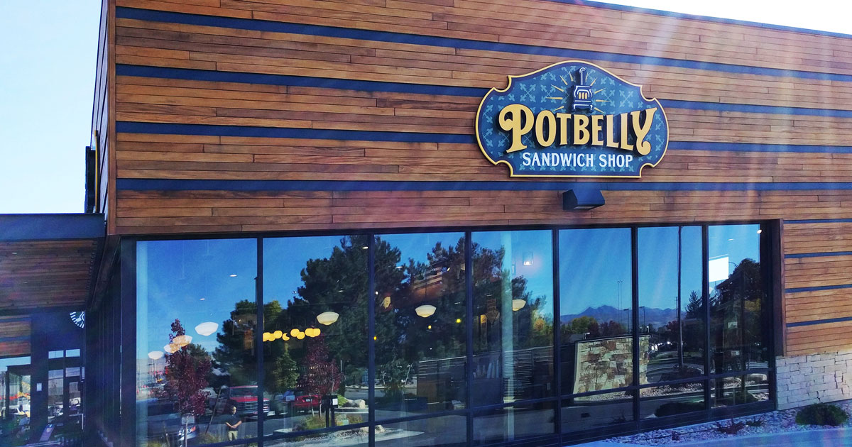 potbelly sandwich shop storefront