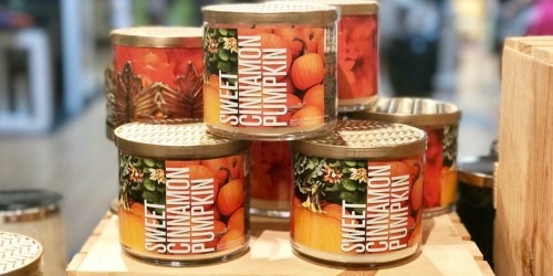 Bath & Body Works 3-Wick Candles as Low as $8.44 Each