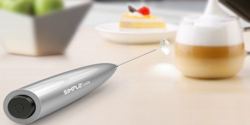 Amazon: SimpleTaste Handheld Electric Foam Milk Frother Just $7.99