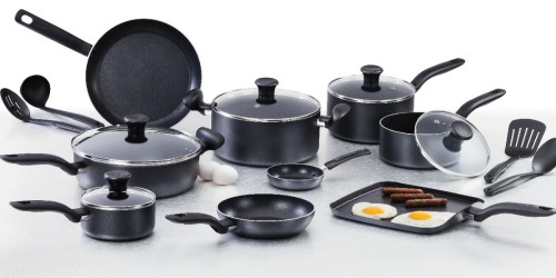 T-Fal 18-Piece Non-Stick Cookware Set Only $65.99 Shipped (Regularly $120)