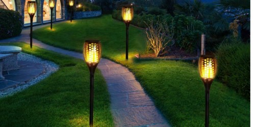 Amazon: TaoTronics 2-Pack Solar Garden Lights $28.99 Shipped