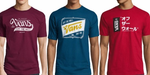 JCPenney: Vans Men’s Tees Only $7.70 Each Shipped (Regularly $22)