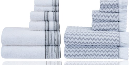 Walmart.online: Better Homes & Gardens 6-Piece Bath Towel Sets Only $8.98 (Regularly $38)