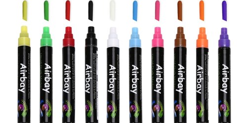 Amazon: Airbay Liquid Chalk Markers 10-Count Pack Just $7.64