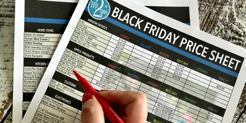 Just Released! Black Friday onlineparison Cheat Sheet – HOTTEST Buys at Kohl’s, Target & More