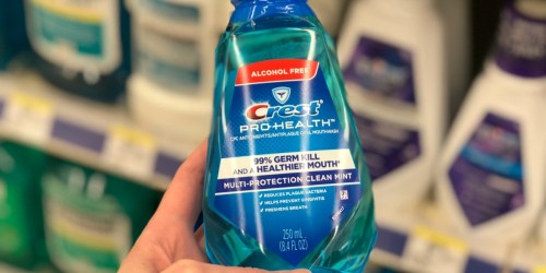 Walgreens: Crest Mouthwash & Floss Just 57¢ After Rewards (Starting 11/19)