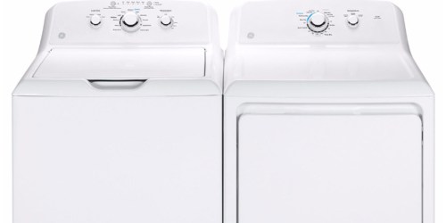 JCPenney: GE Washer & Dryer Only $305 Each Delivered After Rebate ($1,000 Value)