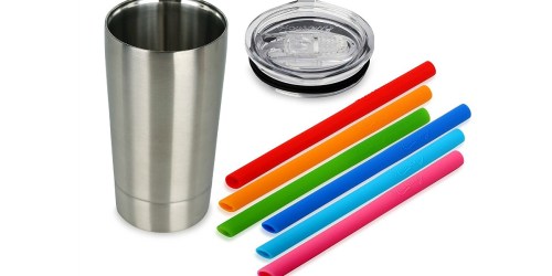 Amazon: Stainless Steel Toddler Mug w/ Lid AND Straw Just $9.59