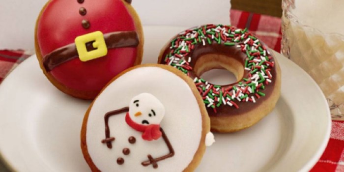 FREE Krispy Kreme Holiday Doughnut for Rewards Members