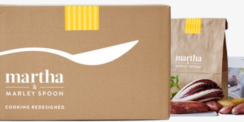 $48 Worth of Fresh Meals Only $18 Delivered from Martha & Marley Spoon