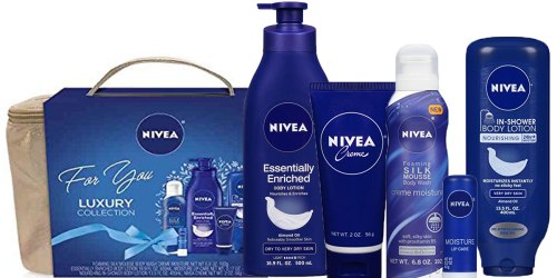 Amazon: NIVEA Gift Set w/ Travel Bag Just $12.50 (Includes FIVE Full Size Products)