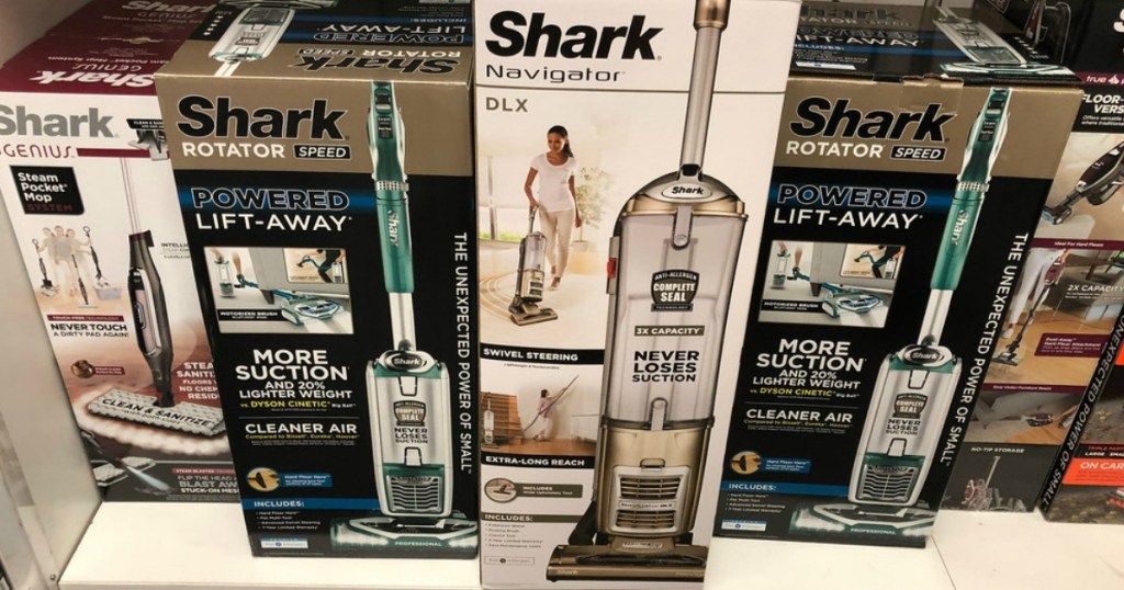 shark navigator dlx on store shelf