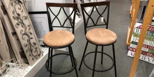 Sonoma Goods for Life Shelton Stools 2-Pack Just $67.99 Shipped + Get $10 Kohl’s Cash