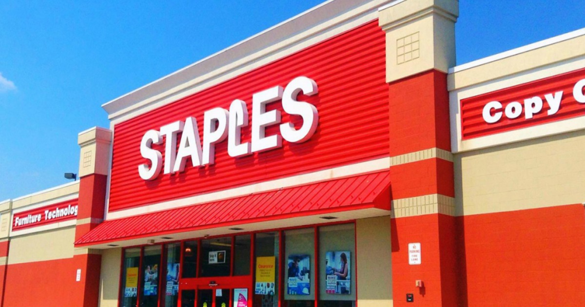 Staples storefront