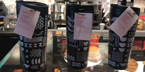 Starbucks Coffee & Tea Refill Tumbler $40 = FREE Coffee or Tea Every Day in January 2018