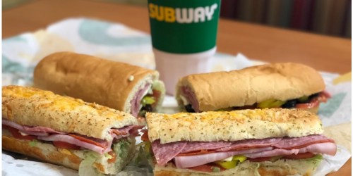 $5 Off ANY Subway Order for Select PayPal Users | Check Your Inbox