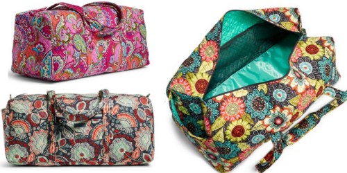 50% Off Vera Bradley Sale Items + Free Shipping = XL Duffel Travel Bag Only $54 Shipped + More