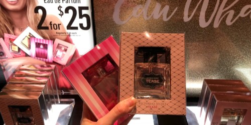 TWO Victoria’s Secret Perfumes + TWO Cosmetics Cases + $20 Reward Card Just $59 Shipped