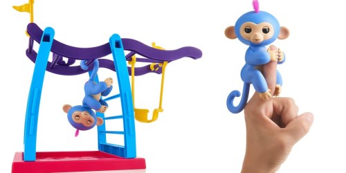 WowWee Fingerlings Baby Monkey AND Monkey Bar Playground In Stock at ToysRUs – Just $29.99