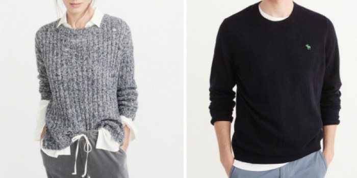 Abercrombie & Fitch Men’s and Women’s Sweaters As Low As $15 Each (Regularly $58+)