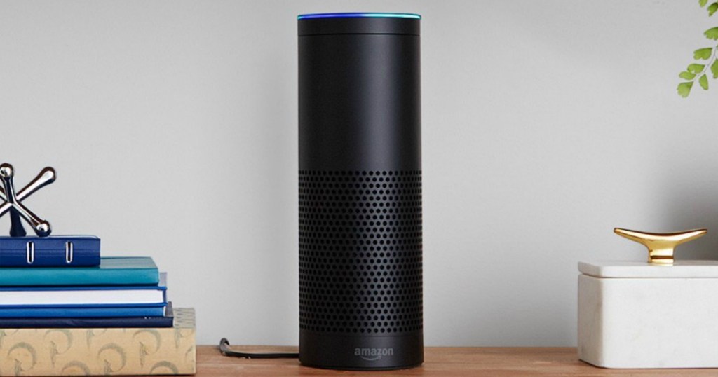 Amazon Echo on a counter