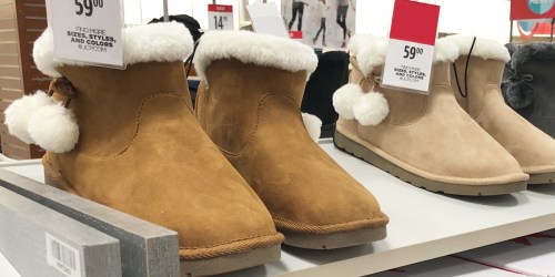 JCPenney: Women’s Snowcap Booties ONLY $11.24 (Regularly $59) & More