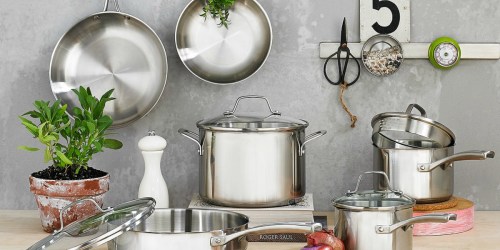 Macy’s: Calphalon 10-Piece Cookware Set Only $134.39 Shipped (Regularly $280) + FREE 12″ Pan